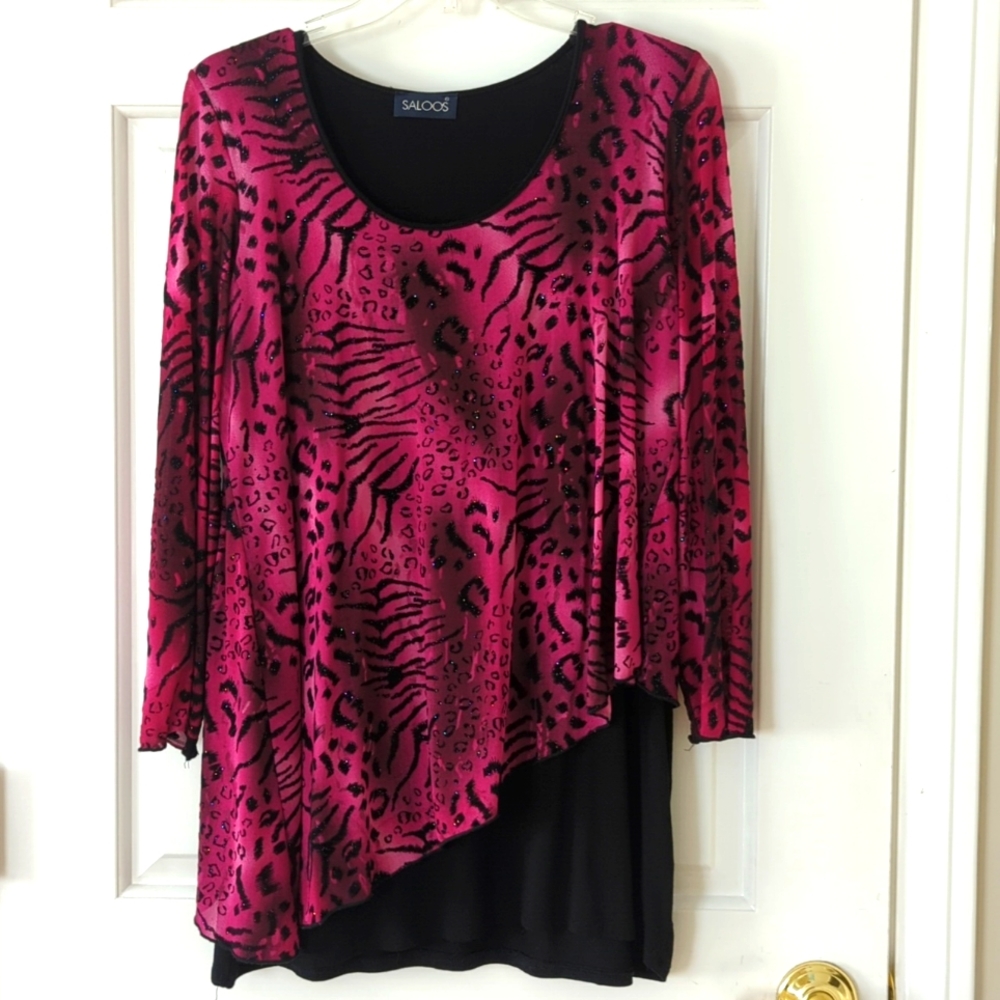 Animal print top